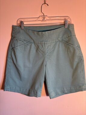 JAG Teal Green Bermuda Shorts Size 10 Stretch Cotton Blend
